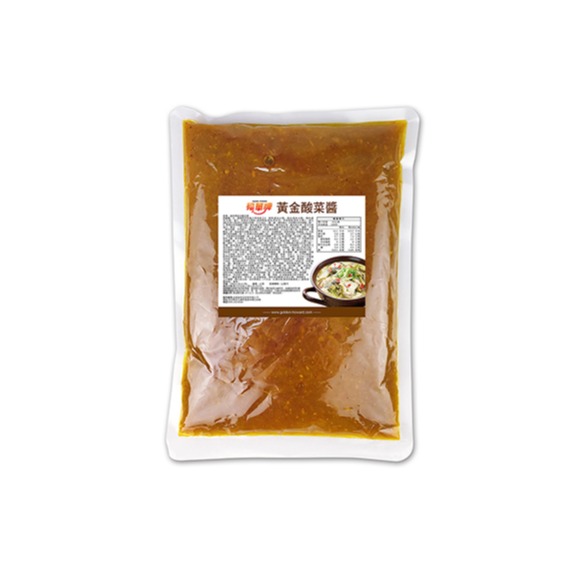 Fuhua Brand-Golden Pickled Cabbage Sauce 1kg